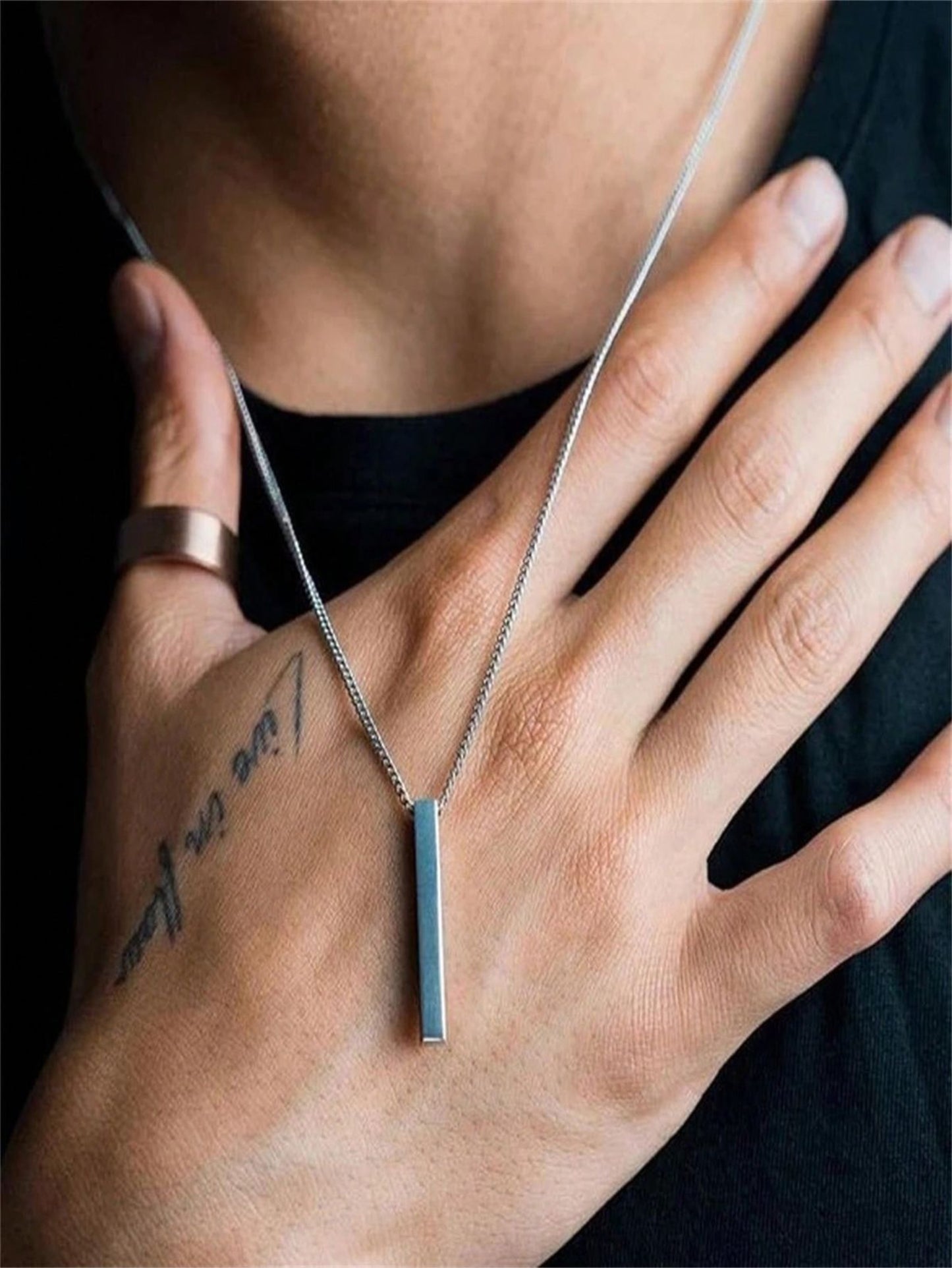 Vertical Bar Necklace