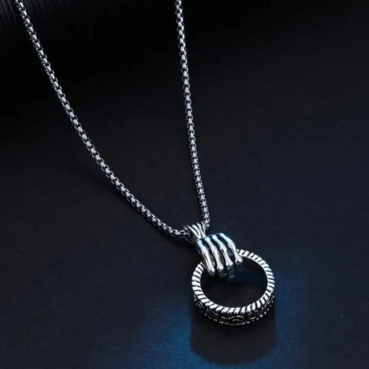 Men’s & Woman's Stainless Steel Claw Pendant Necklace – Gothic Rock Style