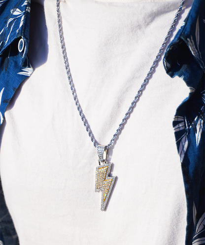 Luxury Lightning Bolt Pendant Necklace For Both Boy & Girl
