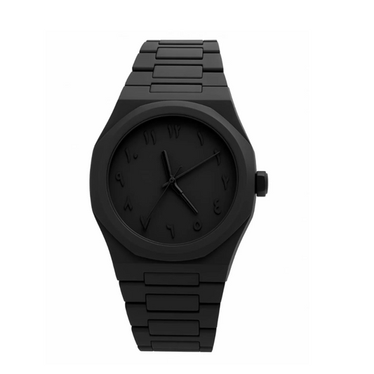 BLACK AURA ARABIC WATCH