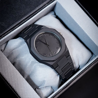 BLACK AURA ARABIC WATCH