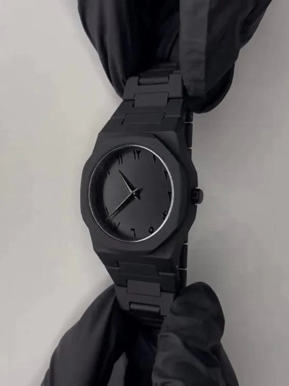 BLACK AURA ARABIC WATCH